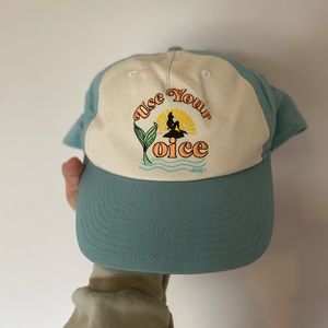 “Use Your Voice” Little Mermaid baseball cap.